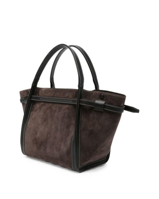 Tod's Black T Timeless Small Leather Tote Bag