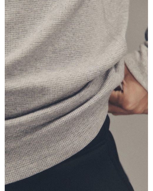 Entire studios Gray Thermal Long-Sleeved Shirt for men