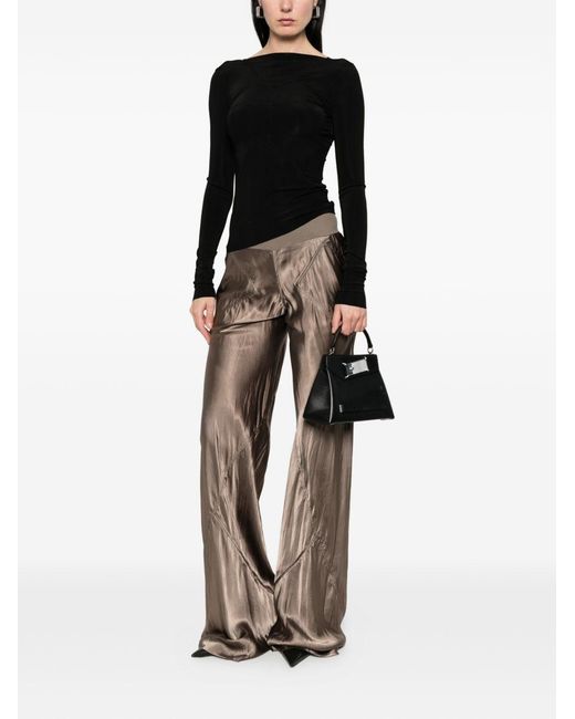 Rick Owens Black Long-Sleeves Top