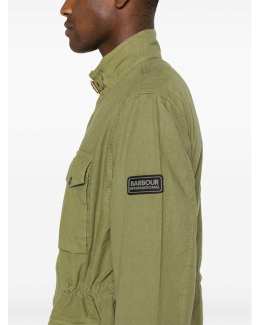 Barbour Green Tourer Cotton Jacket for men