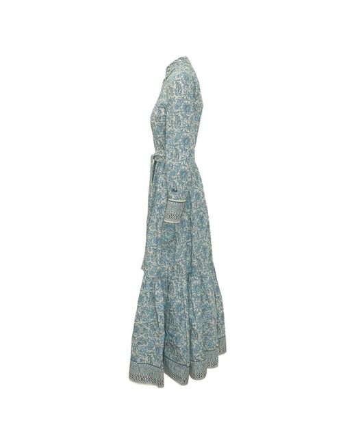 Mc2 Saint Barth Blue Jensen Dress