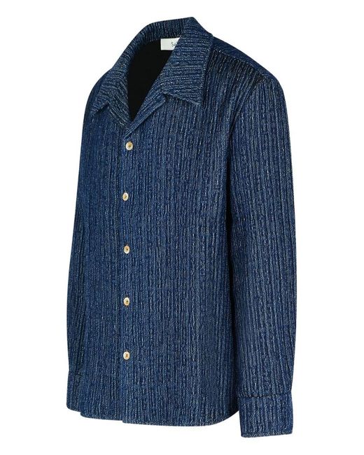 Séfr Blue Wes Shirt for men