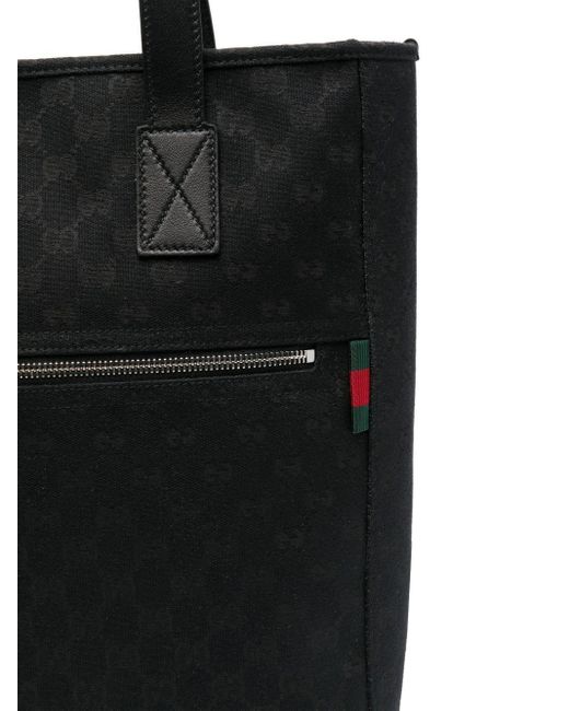 Gucci Black Gg Supreme Tote Bag for men