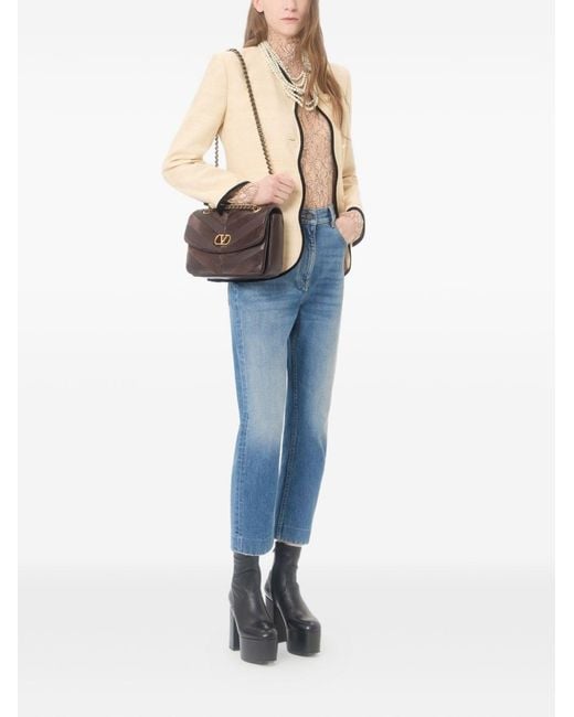 Valentino Blue Denim Cotton Jeans