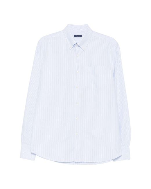 Deperlu White Andy Oxford Shirt for men