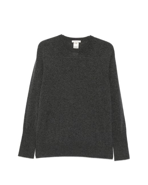The Row Black Odelle Cashmere Crewneck Sweater