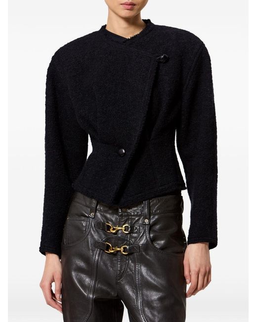 Isabel Marant Black Suna Wool Blend Jacket