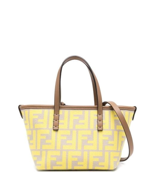 Fendi Metallic Roll Mini Shopping Bag