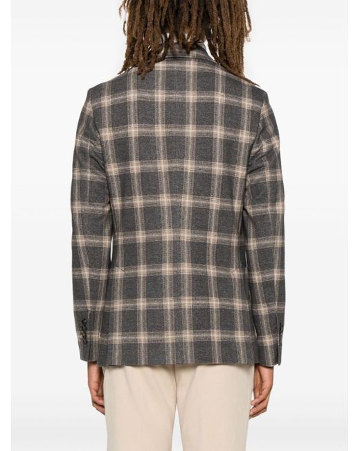 Circolo 1901 Gray Cotton Single-Breasted Jacket for men