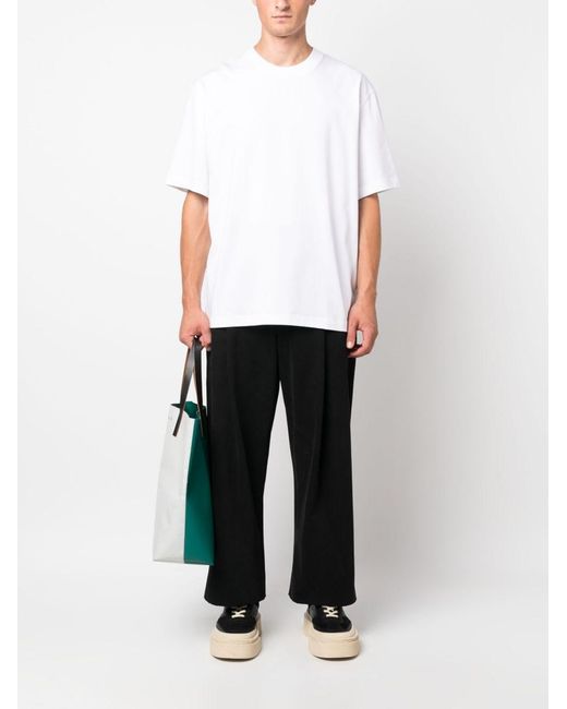 Studio Nicholson White Crew Neck T-Shirt for men