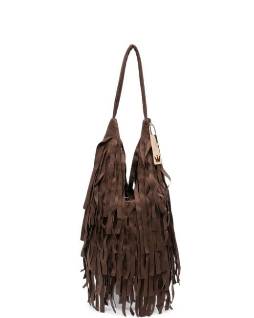 La Milanesa Brown Aretha Small Shoulder Bag