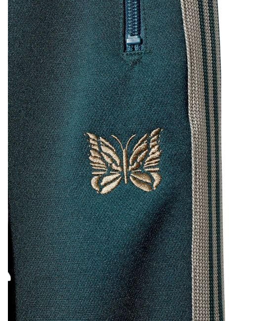 Needles Green Track Pants for men