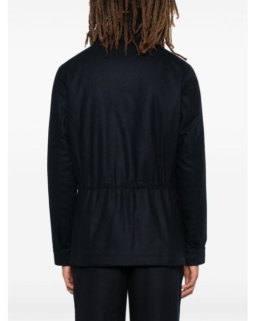 Boglioli Blue Four Pockets Outewear Jacket for men