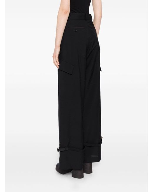 Sacai Black Cargo Trousers