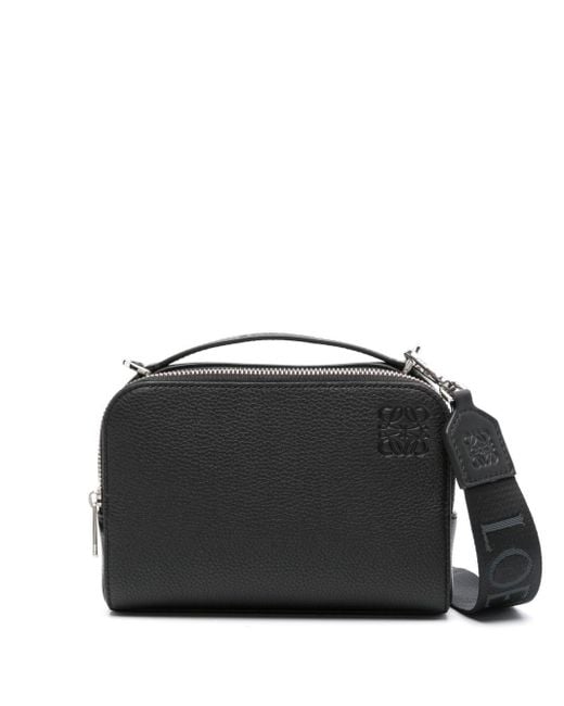 Loewe Black Camera Mini Leather Crossbody Bag for men