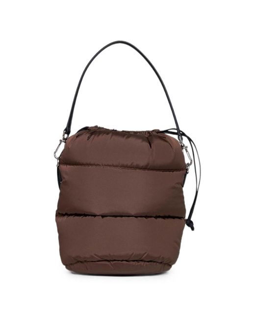 Moncler Brown Caradoc Nylon Bucket Bag