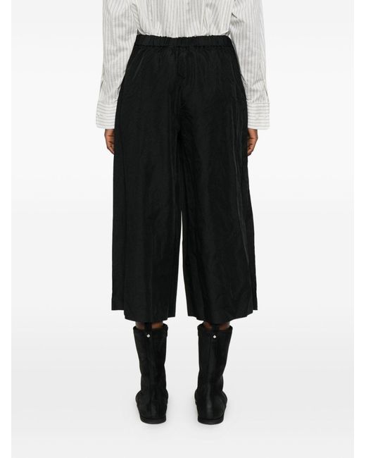 Comme des Garçons Black Wide-Leg Trousers