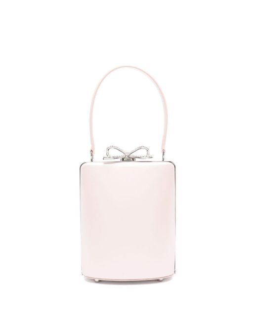 Borsa Secchiello di Self-Portrait in White