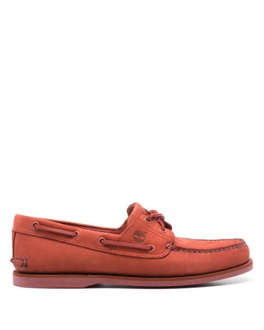 Timberland Red Classic 2 Eye Boat Shoe for men