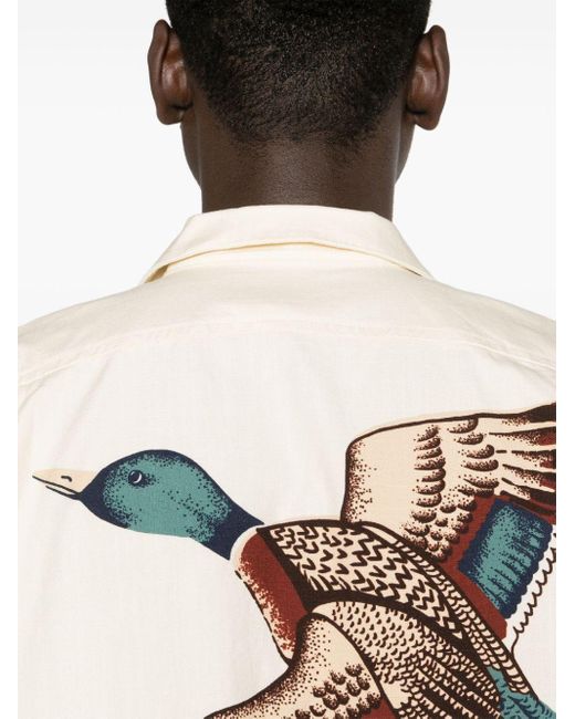 Filson Natural Mallard-print Cotton Shirt for men