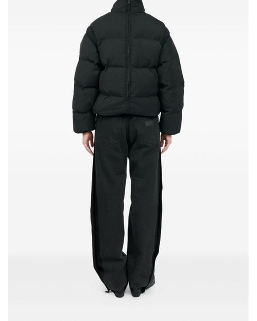 MM6 by Maison Margiela Blue Short Down Jacket