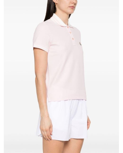 Moncler Pink Polo Clothing