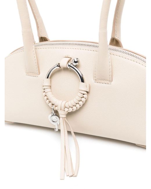 See By Chloé White Joan Leather Shoulder Bag
