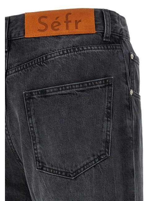 Séfr Blue Relaxed Jeans for men