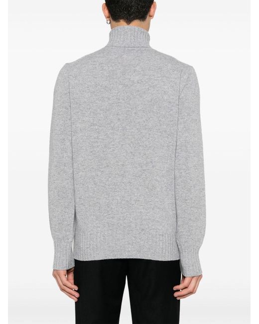 Doppiaa Gray Amintore High-Neck Sweater for men