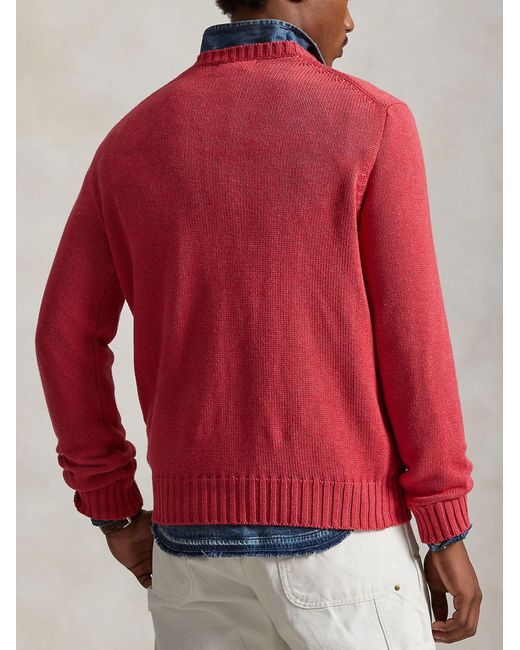 Polo Ralph Lauren Red Iconic Sweater for men
