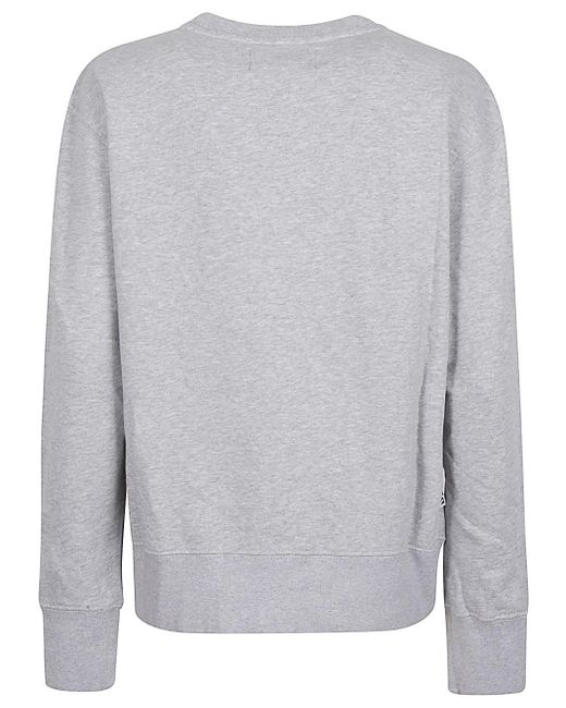 Autry Gray Logo Cotton Sweatshirt