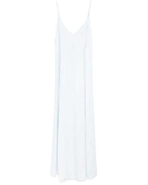 Abito Midi Satin di Forte Forte in White