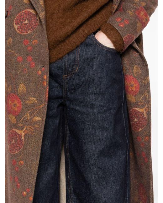 Uma Wang Blue 'Phyllis' Denim Pant