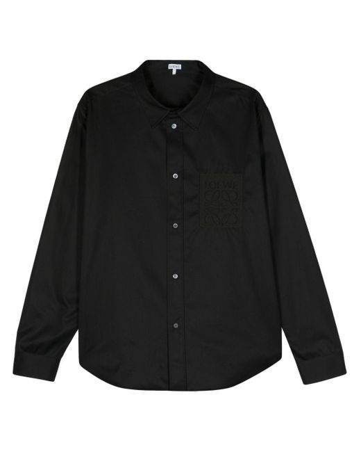 Loewe Black Cotton Shirt for men
