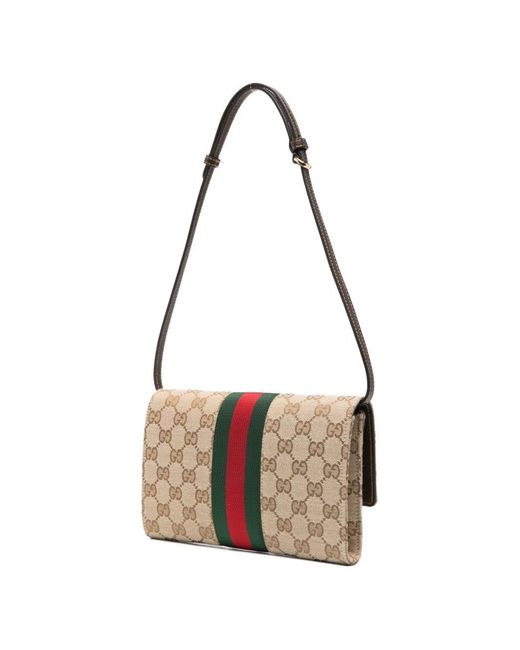Borsa Mini Horsebit di Gucci in White