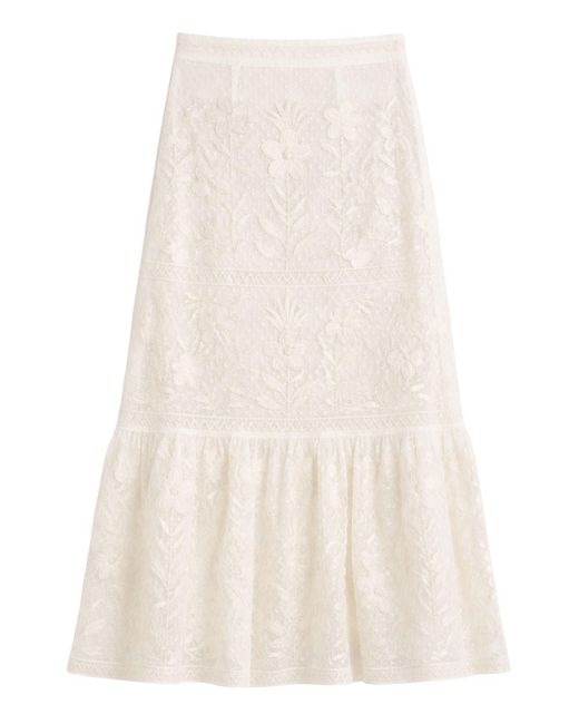 Antik Batik White Carioca Skirt