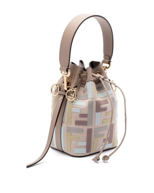 Fendi Green Mon Tresor Mini Bucket Bag