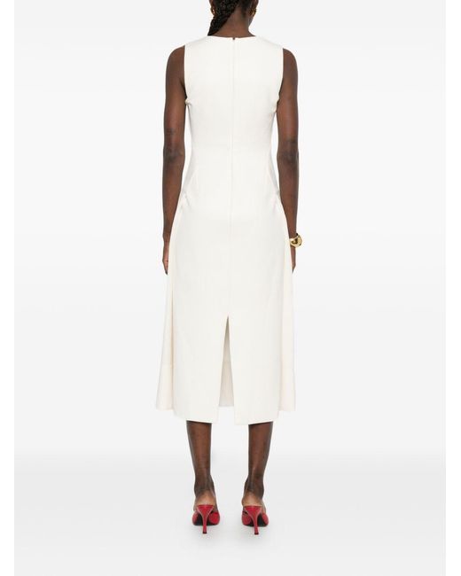 Jacquemus White La Robe Tablier Long Dress