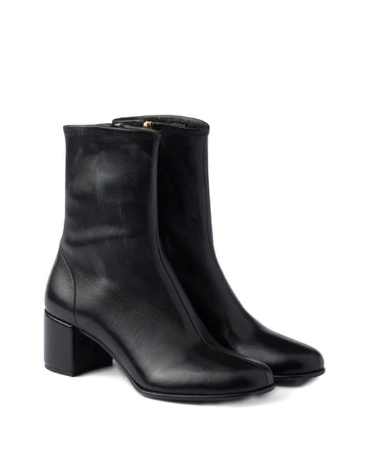 Prada Black Leather Boots