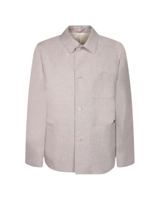 Lardini Gray Shirt With Pocket for men