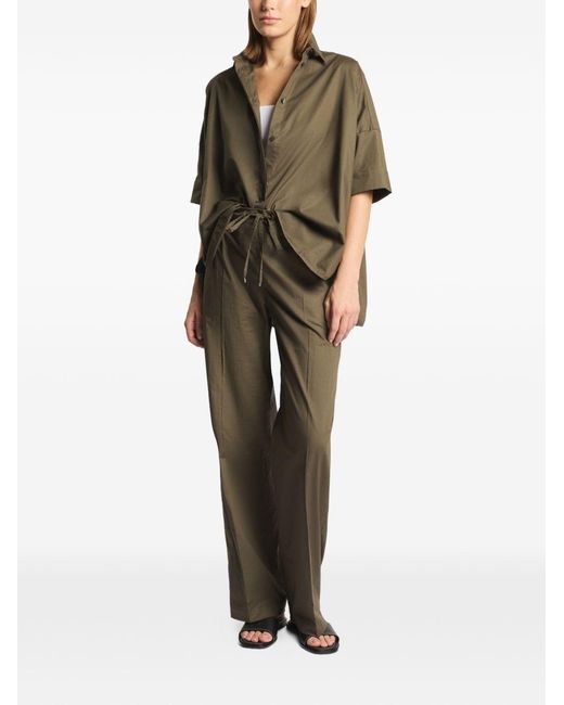 Fay Green Cotton Shirt