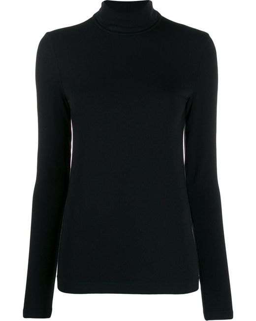 Wolford Black Aurora Turtleneck Sweater