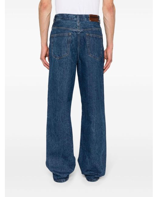 Dries Van Noten Blue Cotton Jeans for men