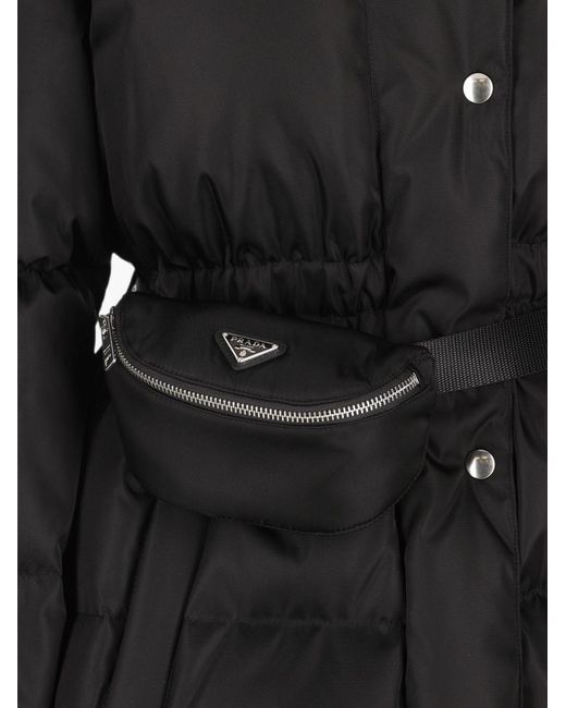 Prada Black Re-Nylon Down Jacket