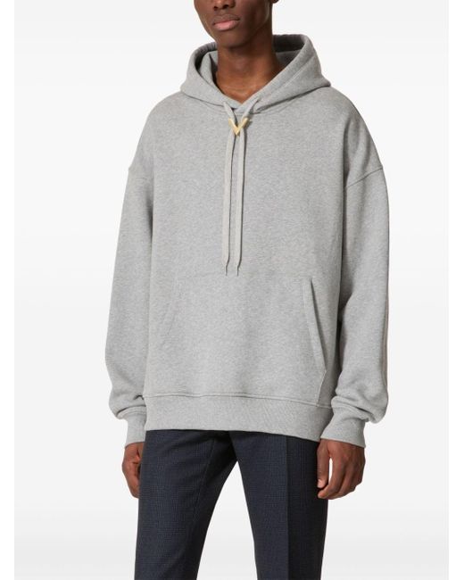 Valentino Gray Sweatshirt With Logo for men
