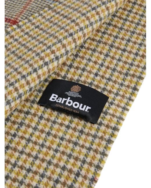 Barbour Gray Macklow Reversible Scarf for men