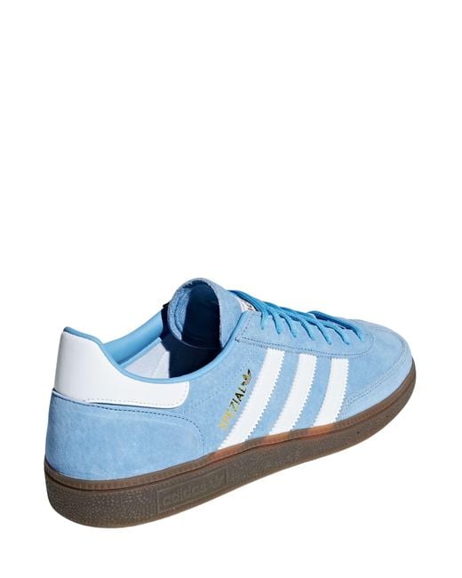 Adidas Blue Premium Leather Sneakers for men