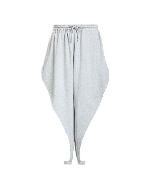 Alaïa Gray Cotton Triangle Trousers