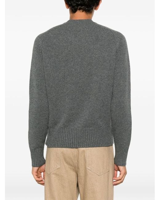 Extreme Cashmere Gray Cashmere Crewneck Sweater