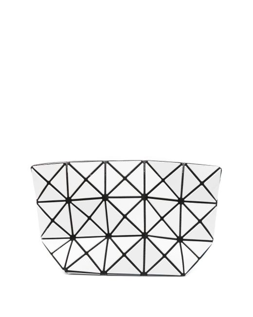 Issey Miyake White Prism Geometric-Pattern Mini Bag